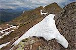 Piz-Tri Peak at 2308 meters on the sea-level. Brixia province, Lombardy region, Italy