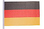 German flag against a white background