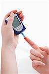 Portrait of the utilization of a blood glucose meter