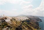 View of Santorini island, cyclades, sky and sea