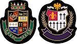 classic college royal badge