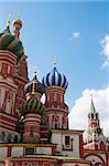 St. Basil's Cathedral in Moscow on red square