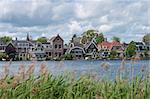 historical houses at the zaanse schans, netherlands