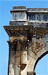 a old building in the centre of pula, croatia