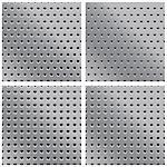 4 vector metal textures with holes