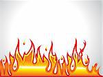 abstract fire row vector illustration