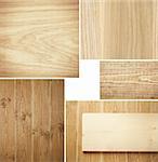 Set of wood textures, backgrounds