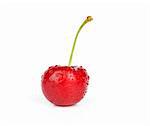 fresh cherry isolated on a white background