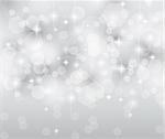 Merry Christmas Elegant Suggestive Background for Greetings Card or Advertising Banner. Delicate lights, glitters adn stars.