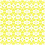 Beautiful seamless pattern of floral and dots