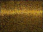 Multicolor abstract lights gold disco background. Square pixel mosaic vector