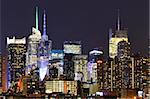 New York City skyline viewed from Weehawken.