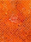 Orange tile background