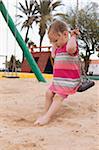 Little Girl on Swing