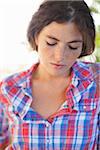 Portrait of Young Woman, Eugene, Lane County, Oregon, USA