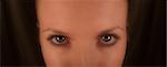 Picture of a woman's eyes, deep and clear