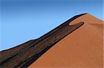Red S shaped sand dune near Sossusvlei, Namibia