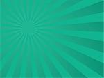 A abstract green background with gradient arms shooting out
