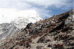 Basic training for Island Peak and the main base camp.