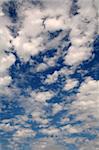 Clouds in the Sky with a Blue Back Drop
