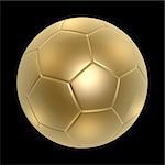 golden soccer ball