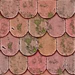 a large background of roof tiles in a row