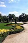 a big park in the city of madrid