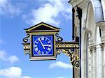 Public clock on a London street