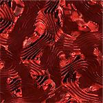 red reflective metallic surface