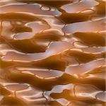 Illustration of creamy caramel candy for background
