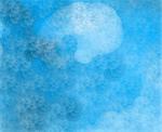 Fractal sponge background in blue shades/ tones
