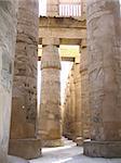 Columns of the temple of Karnak, Luxor, Egypt