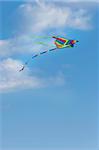 colorful kite over sky background