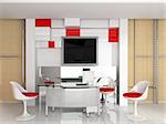 Modern interior of office exclusive design