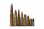 ammunition of some russian weapon. 5.6 mm, 5.65mm and 7.62 mm.