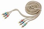 component video cable on a white background