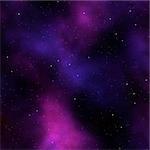 Space nebula starfield abstract illustration of outerspace starry sky