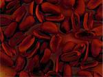Red Blood Cells Microscope View Illustration Very Dark View Deep Red