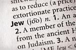 Selective focus on the word "Jew". Many more word photos in my portfolio...