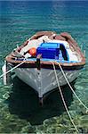 Fishing boat on the Ionian island of Lefkas  Greece