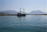 ship on the sea in Turkey
