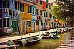 Artistic work of my own in retro style - Postcard from Italy. - Burao - Venice.