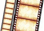 Historical film effect... 35mm filmstrip.  High detailed drawing.