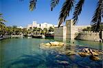 Beautiful shopping mall Souk Madinat Jumeirah in Dubai, UAE