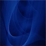 Abstract lines on a dark blue background