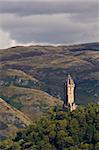 National Wallace Monument on the hill, Stirling, Scotland