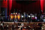 Stage is set in a jazz club