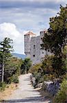 Ancient European castle in Croatia