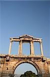 roman gate hadrians arch landmarks of athens greece