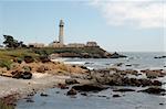 Pigeon Point Lighthouse near Pescadero, California